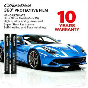 <span class=keywords><strong>Film</strong></span> de protection de peinture automobile TPU PPF super hydrophobe, haute brillance, 1,52 cm * 15 m, auto-réparateur, installation facile, anti-jaunissement, garantie 10 ans - Product Image 1