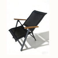 Chaise pliante en métal moderne, imperméable, légère, confortable, peu encombrante, empilable, écologique, pour l'extérieur, le jardin, la salle à manger, l'hôtel