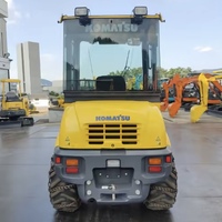Pala Gommata Usata Komatsu WA30 da 1 Tonnellata, Originale Giapponese, Compatta, in Buone Condizioni, per Lavori Agricoli e Edili, con Motore e Pompa