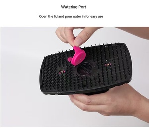 Cepillo de Masaje con Rociador de Agua para Mascotas 3 en 1, Herramienta de Aseo para Perros, Gatos y Caballos, Cepillo de Baño de Silicona Suave para Eliminar el Pelo, Limpieza Profunda y Masaje - Product Image 6