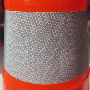 USA bán buôn 28 inch PVC hình nón, màu trắng phản chiếu nón giao thông, nhựa an toàn đường Bộ nón cho các ứng dụng đường - Product Image 4