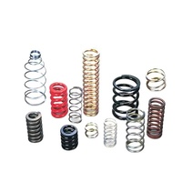 Ressort de compression hélicoïdal en alliage de titane 6 mm robuste OEM Amortisseur conique haute température avec conception en spirale