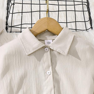 Abito da <span class=keywords><strong>bambina</strong></span> 2025 stile autunno Hip Hop nuovo stile americano stampa lettera <span class=keywords><strong>gonna</strong></span> gilet senza maniche con cappotto a manica <span class=keywords><strong>lunga</strong></span> - Product Image 3