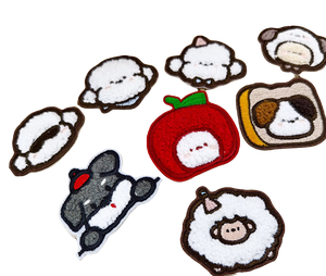 Tùy Chỉnh Chenille Thư Thêu Vá Phù Hiệu Sắt Trên Dệt Vải Phim Hoạt Hình Thêu Các Bản Vá Lỗi Cho Quần Áo Hat - Product Image 5