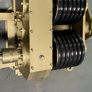 Treuil à double cabestan YILI 8 tonnes avec moteur diesel, cage de protection, tambour à double rainure, traction lourde, tire-câble, équipement de pose de lignes électriques - Product Image 6