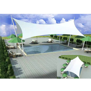 Structure de membrane tendue en PVDF pour l'extérieur, auvent paysager pour événements, tentes de protection solaire et de pluie pour événements extérieurs - Product Image 5