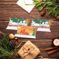Boîtes cadeaux de Noël pour bonbons, boîtes en papier pour biscuits, boîtes à bonbons pour mariage et fêtes, fournitures pour événements.