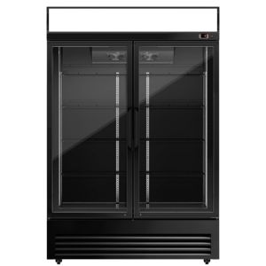 GGM Gastro Beverage <b>Refrigerator</b> - 880 Liters - with 2 Glass Doors & Advertising Display - Product Image 6