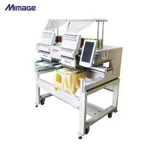 Mimage Good quality and fast speed Computerized Embroidery Machine factory price with Automatic Cap Embroidery Machine Logo
