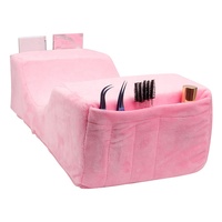 Coussin ergonomique en mousse à mémoire de forme en U pour extension de cils, idéal pour salon de beauté