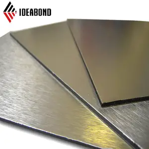 Nuevo cepillado de panel de aluminio acp para el interior del revestimiento de pared precio