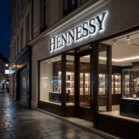 Lettres 3D personnalisées lumineuses à rétroéclairage LED, enseigne lumineuse rétroéclairée, logo lumineux pour publicité murale intérieure commerciale