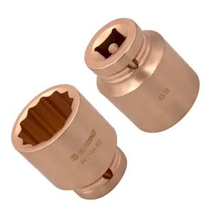 Soquete de impacto padrão 1-1/4 ''cunho, bronze de alumínio ou cobre beryllium bam/fm/gs/iso/ohsas