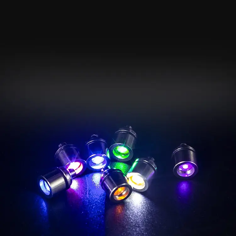 DT-Lk001 mini led keychain light crystal keychain accessories colorful changeable led light sheet for lumion decoration