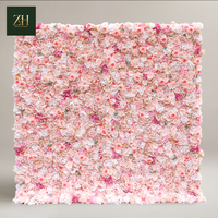 Mur de fleurs artificielles 3D très demandé, toile de fond florale de roses, décoration murale pour photomaton de mariage en extérieur
