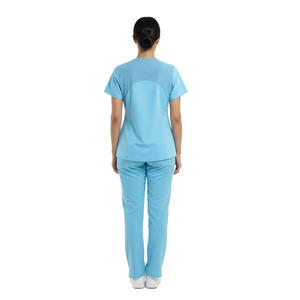 Ensemble de Blouse et Pantalon Médical Durable pour Femme, Tissu Spandex/Polyester, Détection d'Aiguilles, Coupe Confortable, Thermocollage Sans Couture, Personnalisable - Product Image 4