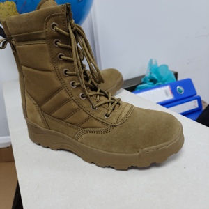 TSB09 Mens <b>Hiking</b> <b>Boots</b> High Top Tactical <b>Boots</b> Light Weight Breathable Non-slip Outdoor Work <b>Boots</b> for All Seasons - Product Image 6