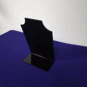 Pizarra acrílica pequeña, Mensaje de notas, pizarra pequeña acrílica negra, Mini pizarra de pie con soporte para cafetería - Product Image 5