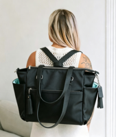 Sac à dos de maternité multifonctionnel imperméable pour bébé, grand sac à couches de voyage avec sangles pour poussette