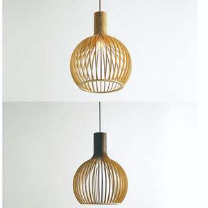 PM Japanse Vogelkooi Restaurant Houten Kroonluchter Creatieve Lantaarn Homestay Zen Theesalon Hanglamp Retro Landelijke Hanglamp - Product Image 4