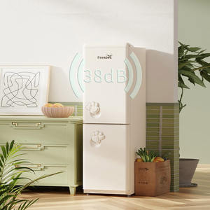 Réfrigérateur à double porte de 160 L, congélateur en bas, modèle à refroidissement direct 220 V, réfrigérateur de style rétro à économie d'énergie - Product Image 4