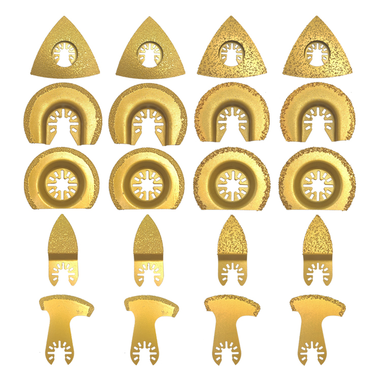 oscillating multi tool triangle plunge rip wide saw blades starlock for Ceramic tile / concrete