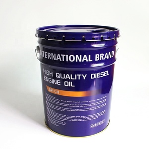 Secchio Conico per Vernice da 20L, Contenitore in <span class=keywords><strong>Latta</strong></span> da <span class=keywords><strong>5</strong></span> Galloni con Bordo Arricciato per <span class=keywords><strong>Olio</strong></span> - Product Image 2