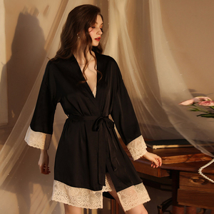 All'ingrosso abiti di seta da donna pigiami per il tempo libero - Product Image 5