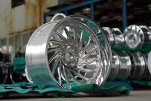 Rines Deportivos Cromados de Aleación Forjada 8x6.5 8x170 8x180 6x139.7 6x135 para Ford F150 F250 22x10 22x12 24x14 para Chevy 8 Birlos - Product Image 4