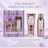 Ensemble de parfums, lotion pour le corps et spray parfumé, senteur rose, soin hydratant scintillant pour le corps, pour femmes