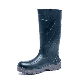 Botas de seguridad con punta compuesta para hombre y mujer, botas impermeables hasta la rodilla, con inyección de pu, para trabajo industrial y caza - Product Image 4