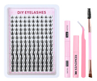 3 styles de cils en grappe mixtes pour artistes en cils et salons, 300 faux cils en vrac, fournitures pour distributeurs, cils de beauté