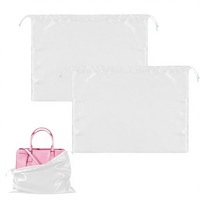 Sacs à poussière réutilisables en Polyester, 2 pièces, 2L, pour sacs à main, sacs blancs à cordon pour usage domestique et organisation de voyage