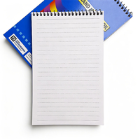 Cuaderno de Notas Personalizado con Espiral Superior, Cuaderno Steno de 203x128mm, Bloc de Notas Rayado para Escritura, Notas Escolares y de Oficina, Venta al por Mayor OEM