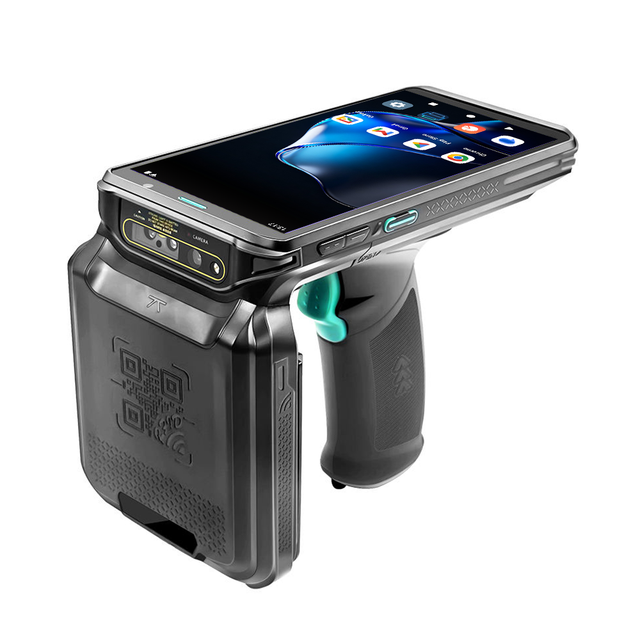 Industrial IP67 Rugged PDA Android Handheld Mobile Computer UHF RFID Reader 2D Barcode Scanner 6-inch Inventory Management Stock