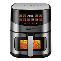HALEY Grande Friteuse à Air Chaud avec Porte Vitrée Panoramique, Contrôle Tactile par Icônes, Multi-Programmes, Sans Huile, pour Restaurants et Usage Domestique, Marque Privée, Vente en Gros