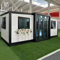 Maison préfabriquée transformable multi-pièces extensible, villa portable en conteneur pliable avec pour la vie urbaine et ADU de jardin