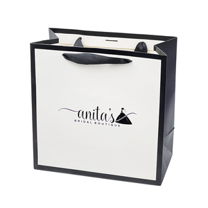 Offre Spéciale d'emballage en papier personnalisé Sacs en papier à emporter avec impression <span class=keywords><strong>de</strong></span> logo personnalisé, poignée en croix <span class=keywords><strong>Crain</strong></span> Emballage <span class=keywords><strong>de</strong></span> sac cadeau <span class=keywords><strong>de</strong></span> luxe - Product Image 2