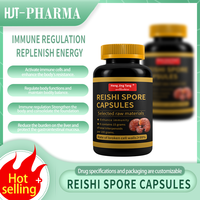 Complément Herbal Végétarien Pur et Naturel Personnalisé OEM : Capsules de Poudre de Spores de Ganoderma Lucidum pour l'Immunité des Adultes
