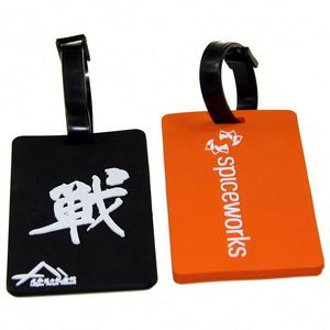 Etiqueta de Equipaje de Silicona Rectangular Impermeable Personalizada, Etiqueta de PVC para Maletas - Product Image 6