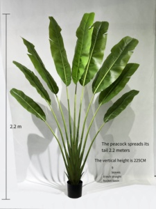 Lớn Nhựa Giả Giả Nhân Tạo Cây Chuối Cây Trong Nhà Nhà Trang Trí Nhân Tạo Cây Cọ Cho Trang Trí Sân Vườn - Product Image 6