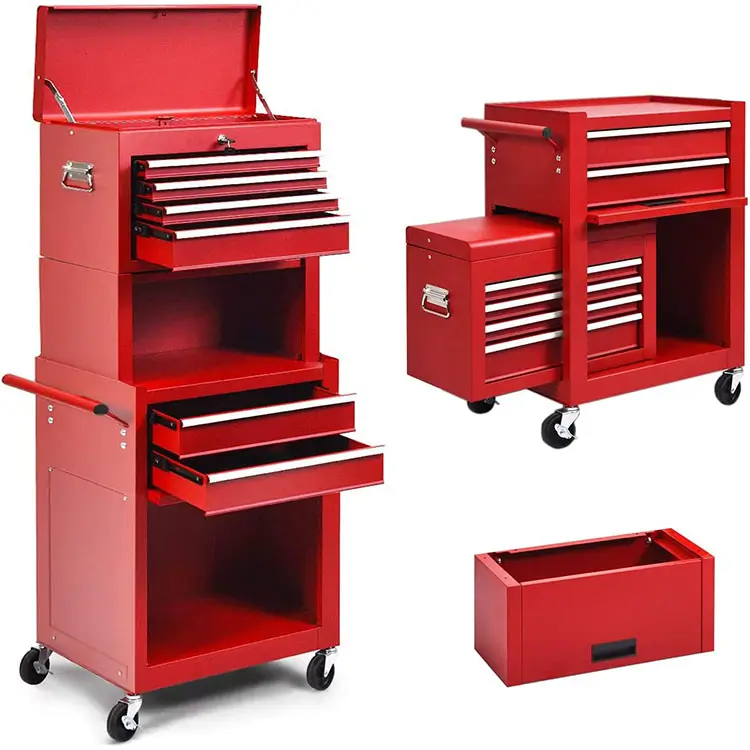 Produttore di parti supporto CNC Rolling Tool Chest Cabinet trolley set truckgarage storage trolley cassetto accessori mobili