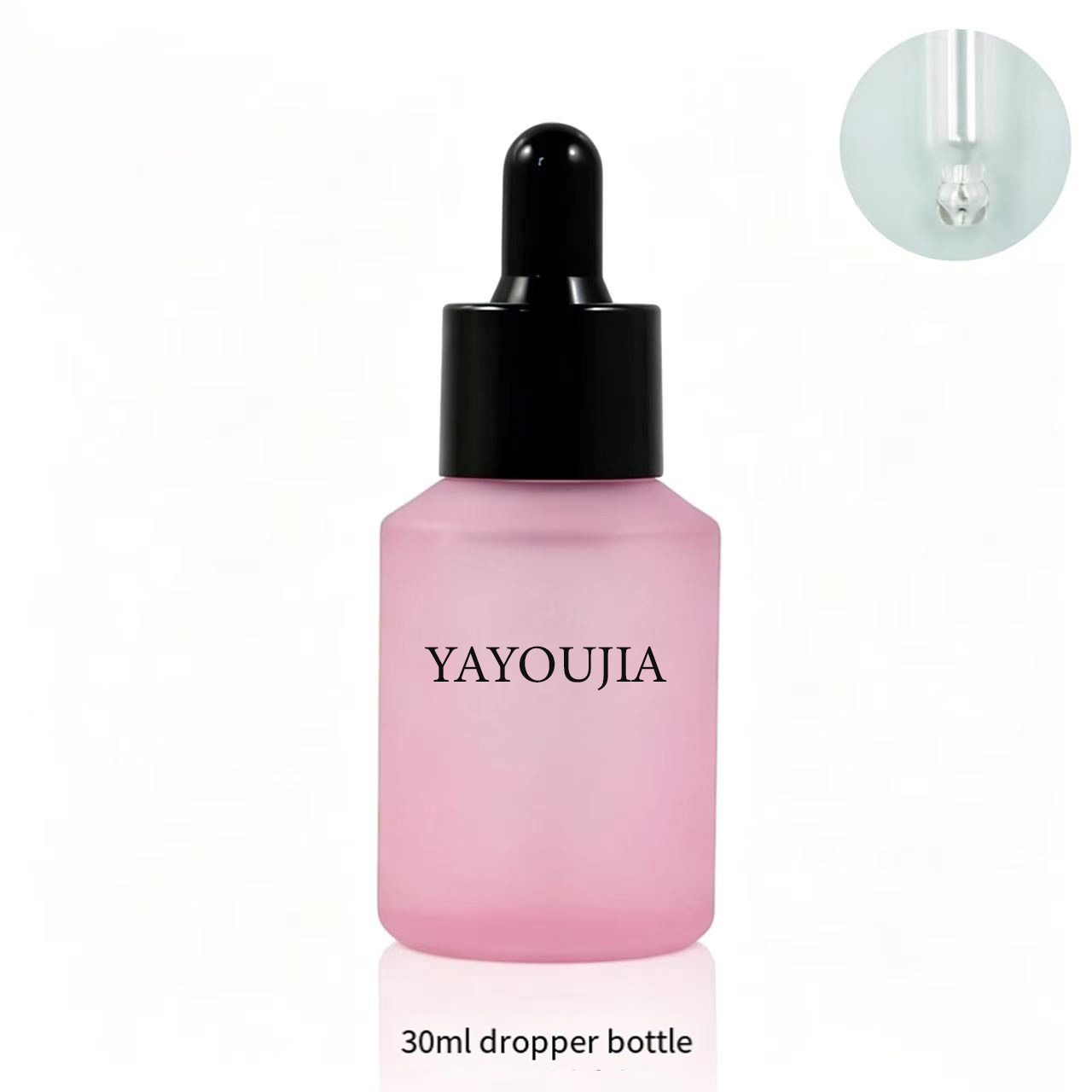 Pink matte bottle body