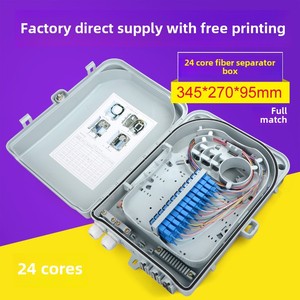 Hộp phân phối sợi quang 24 lõi được trang bị đầy đủ <span class=keywords><strong>1</strong></span> PHÚT 16 bộ chia loại lưỡi cắt ngoài trời thiết bị sợi quang không thấm nước - Product Image 6