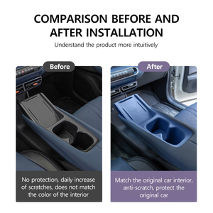 Tapis de protection pour console centrale BYD Seagull, tapis de protection en silicone pour charge sans fil, accessoires intérieurs de voiture - Product Image 5