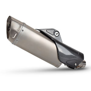 Système d'échappement complet modifié pour <span class=keywords><strong>CFMOTO</strong></span> <span class=keywords><strong>450</strong></span> <span class=keywords><strong>SR</strong></span> 450sr ligne de moto tuyau de liaison avant en acier inoxydable connecter silencieux avec couvercle - Product Image 6