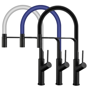 Modern Single Lever Kitchen Mixer Taps Flexible Single Handle Brass Black Pull Out Kitchen Faucets AT9238B -DX Kitchen - Product Image 6