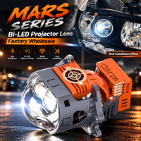 Phares de projecteur Bi-LED universels de 3 pouces pour voiture, lentille de projecteur LED, faisceau haut et bas, rénovation de phares automobiles, vente en gros d'usine