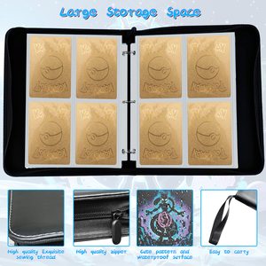 Álbum de Cartas Coleccionables de PU con 4 o 9 Bolsillos, para 400 o 900 Cartas Poké<span class=keywords><strong>mon</strong></span>, con Fundas Protectoras - Product Image 4
