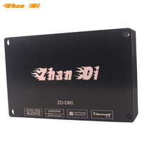 Nuevo Diseño, Amplificador DSP de Audio para Auto de 4 Canales, Clase AB, Bluetooth sin Pérdidas, Procesador de Crossovers, Marca TBANX, 100W RMS de Potencia